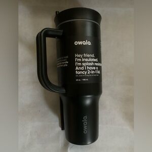 NWT Owala 40 oz Insulated Splash Resistance 2-in-1 Lid with Straw